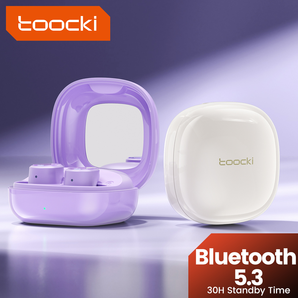 Noise Cancelling Headphone - Toocki Bluetooth 5.3 Earphone Wireless HiFi