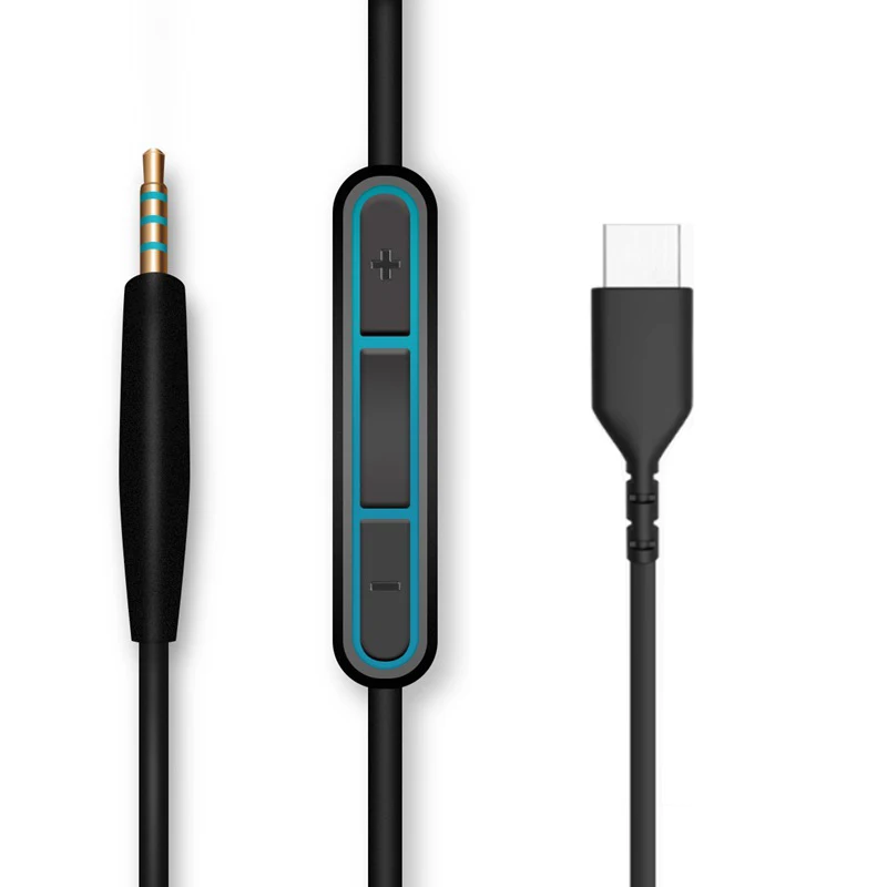 Wired Earphone Mic - USB C to 2.5mm Male Cable