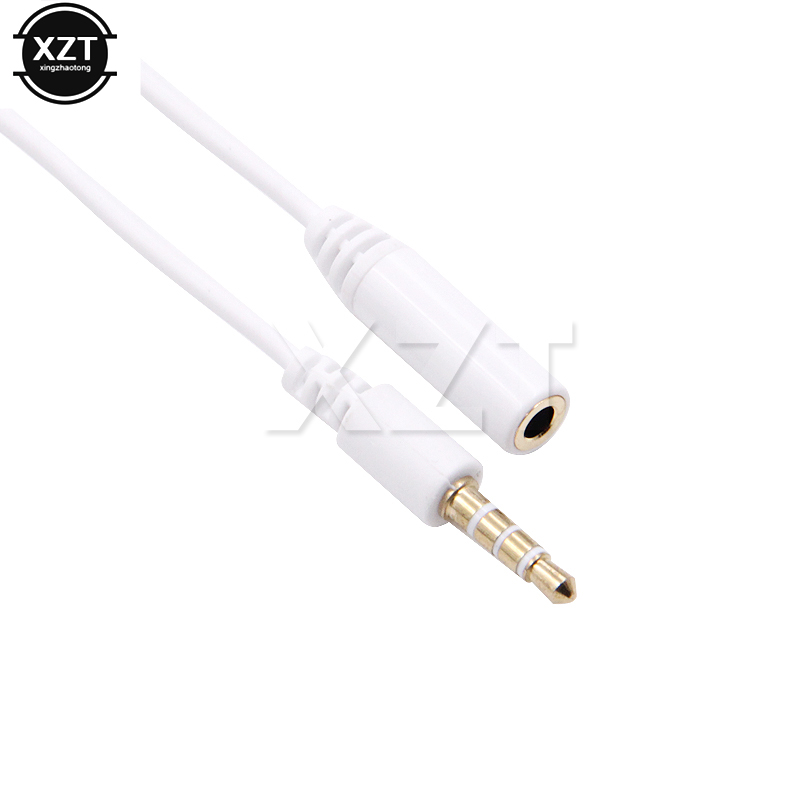 NEW 1M 3.5mm Male to Female 4  - Cable Extension 3.5 review and price