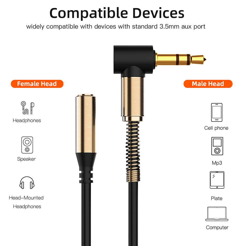 High Quality 3.5mm Jack AUX Au - Cable Extension 3.5 review and price
