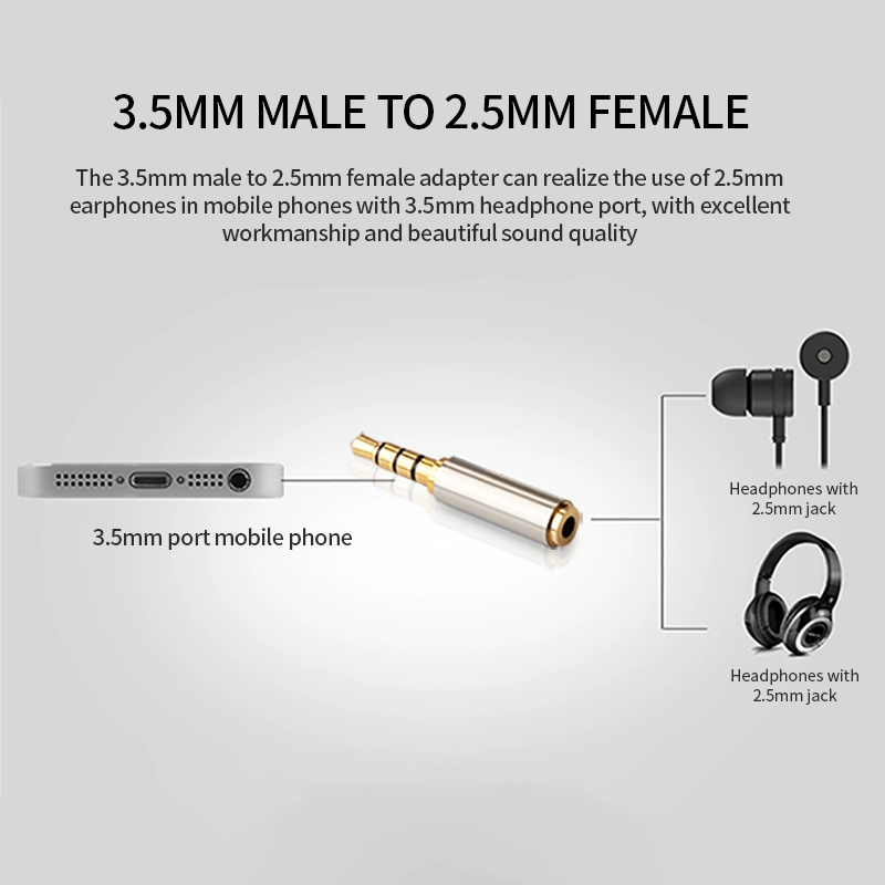 Jack 3.5 mm To 2.5 mm Audio Ad - Cable Extension 3.5 review and price