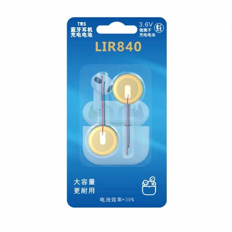 3.6V 18mAh LIR840 Steel Shell  - Wireless Earbuds Tws review and price