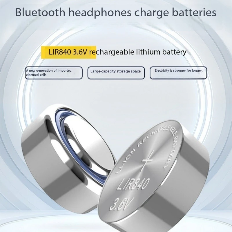 3.6V 18mAh LIR840 Steel Shell  - Wireless Earbuds Tws review and price