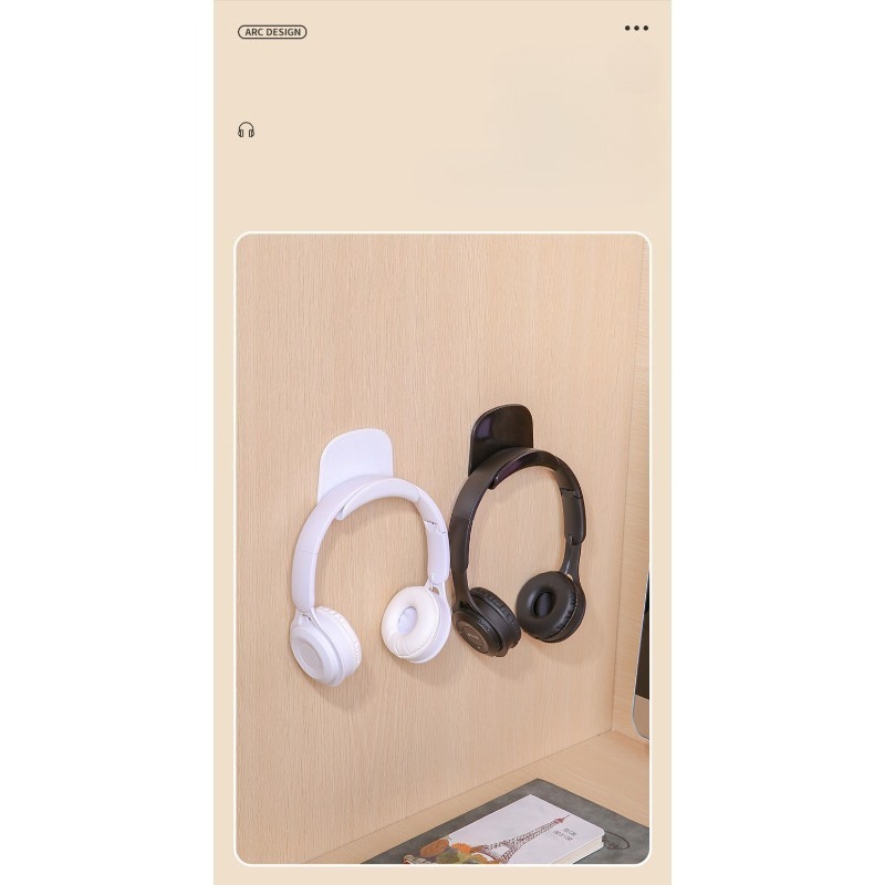 Punch Free Adhesive Plastic He - Headphone Stand Desk review and price