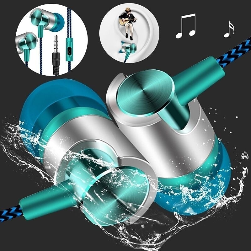 Built In HD Microphone 3.5mm W - Wired Earphone Mic review and price