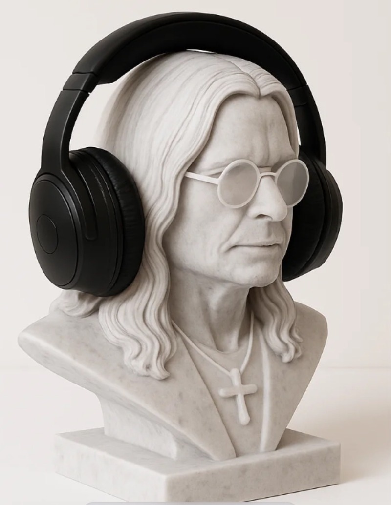 Heavy Metal Rock Legend Inspir - Headphone Stand Desk review and price
