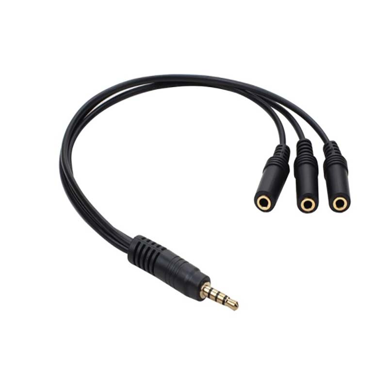 1Pc 3.5mm 3 Way Port Aux Multi - Earphone Splitter Jack review and price