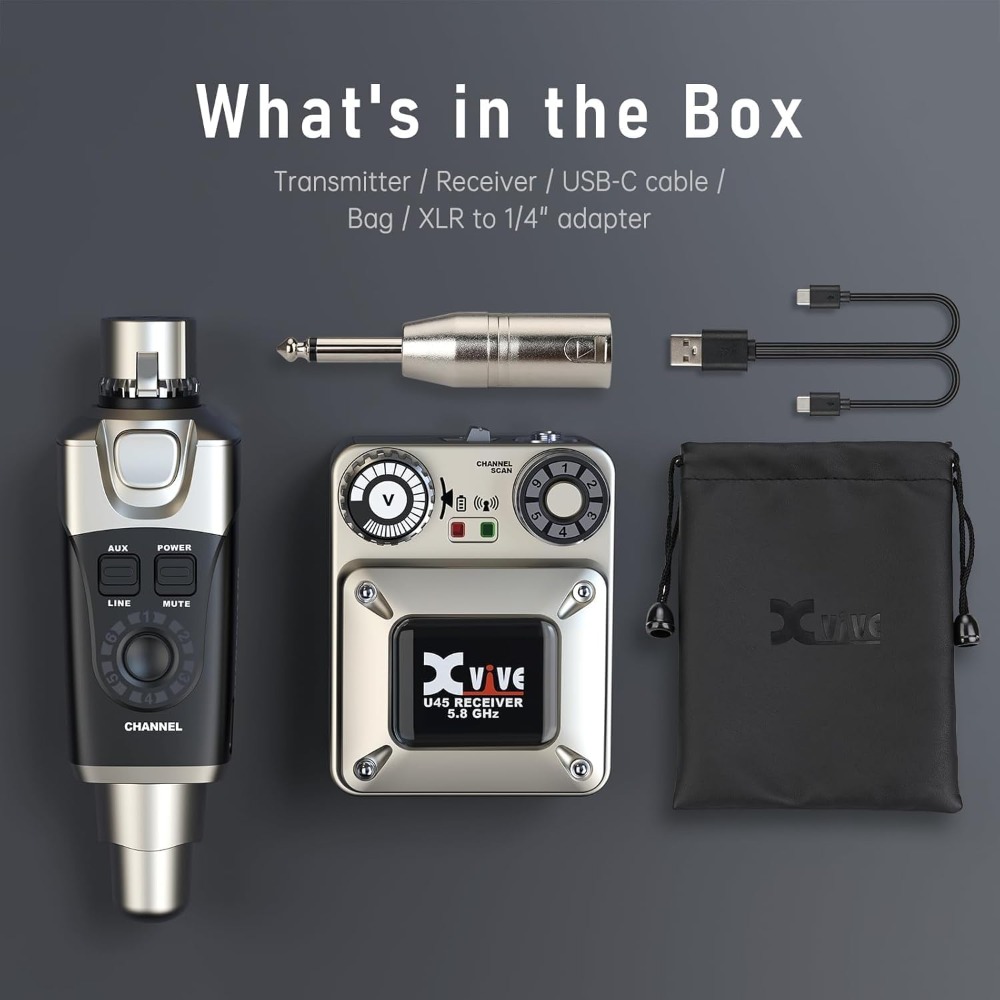 Xvive U45 Wireless in Ear Moni - In Ear Monitor Iem review and price