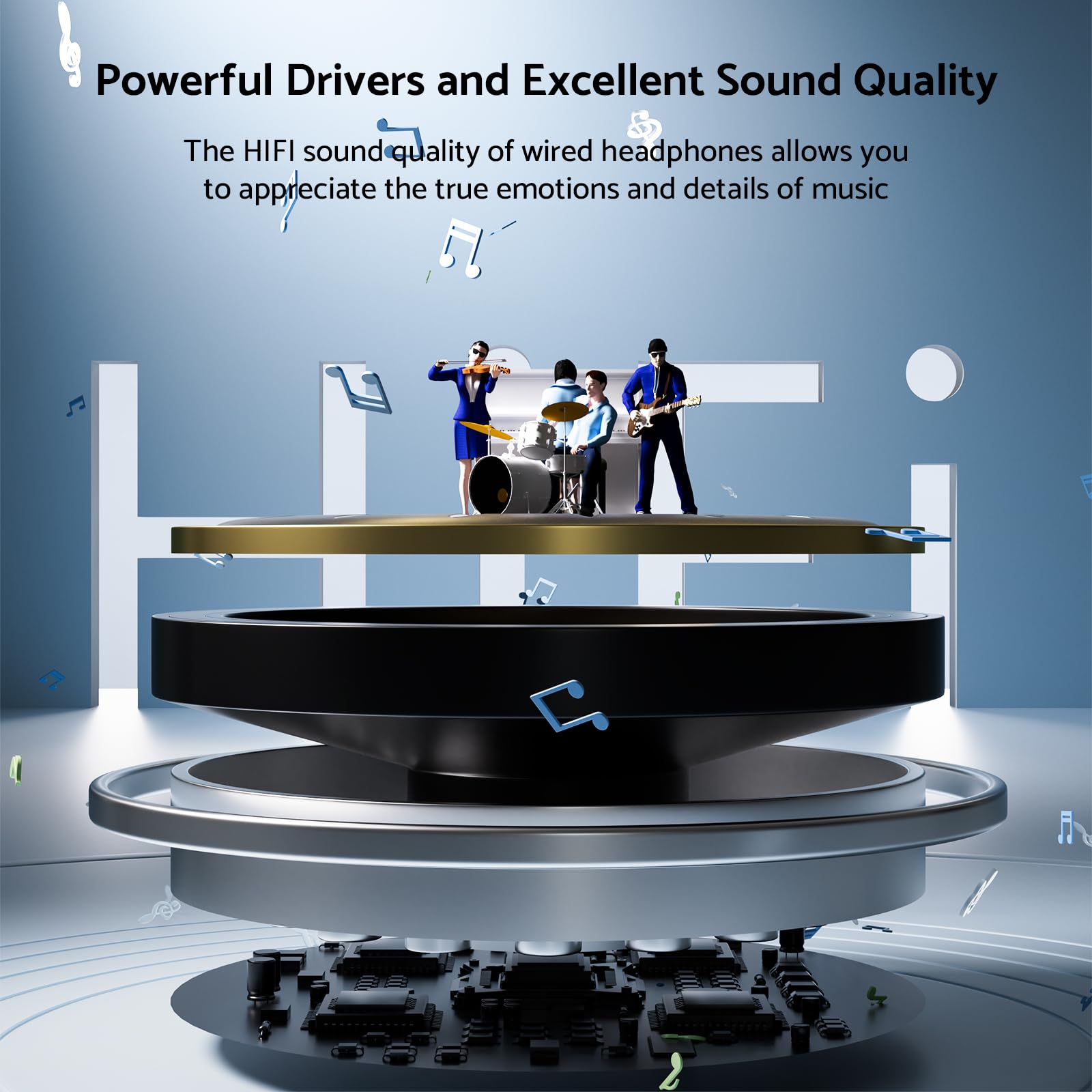 Type C 3.5mm HIFI Stereo Wired - Wired Earphone Mic review and price