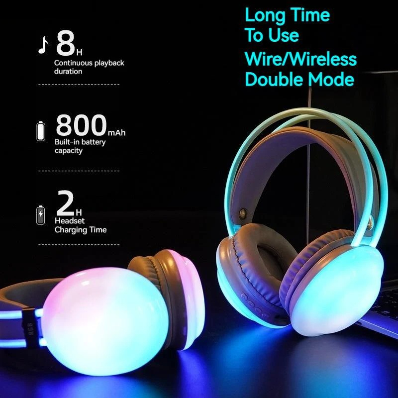 Gamer Wireless Bluetooth Headp - Gaming Headset Rgb review and price