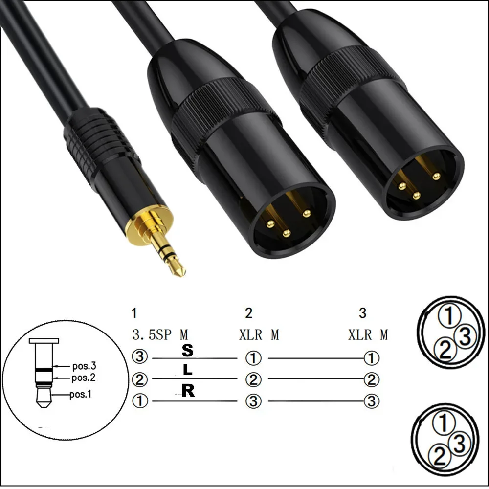 Jack 3.5mm TRS Stereo to Doubl - Audio Splitter Y review and price