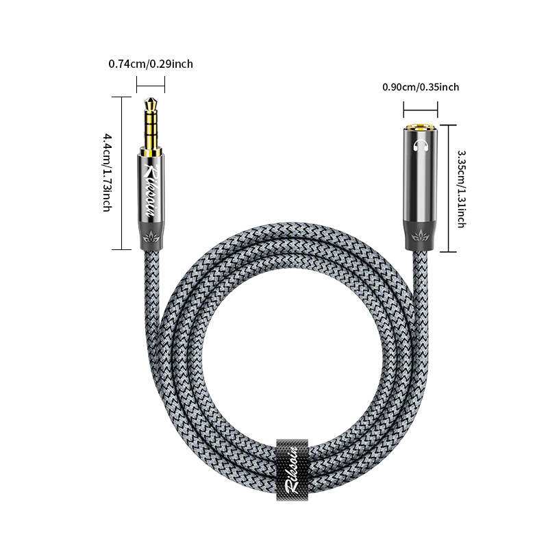 Riksoin 3.5mm Headphone Extens - Cable Extension 3.5 review and price