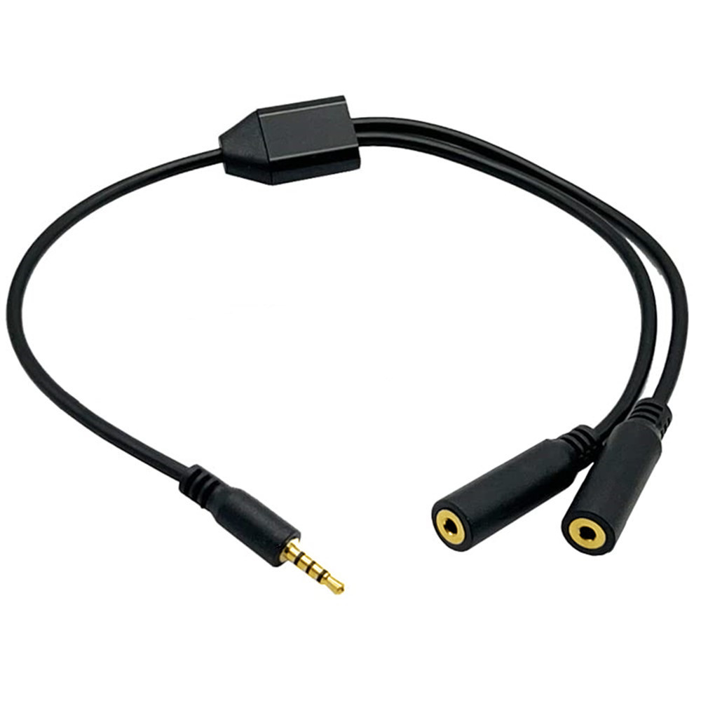 Gold Plated 4 Pole  2.5mm Male - Audio Splitter Y review and price