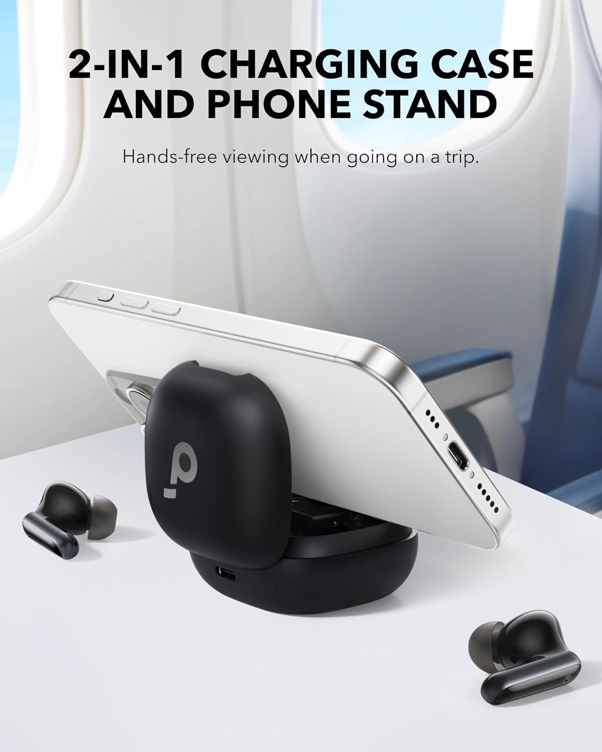 Adaptive Noise Cancelling Earb - Earbuds Charging Case review and price