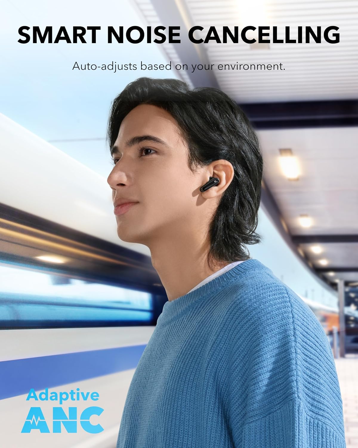 Adaptive Noise Cancelling Earb - Earbuds Charging Case review and price