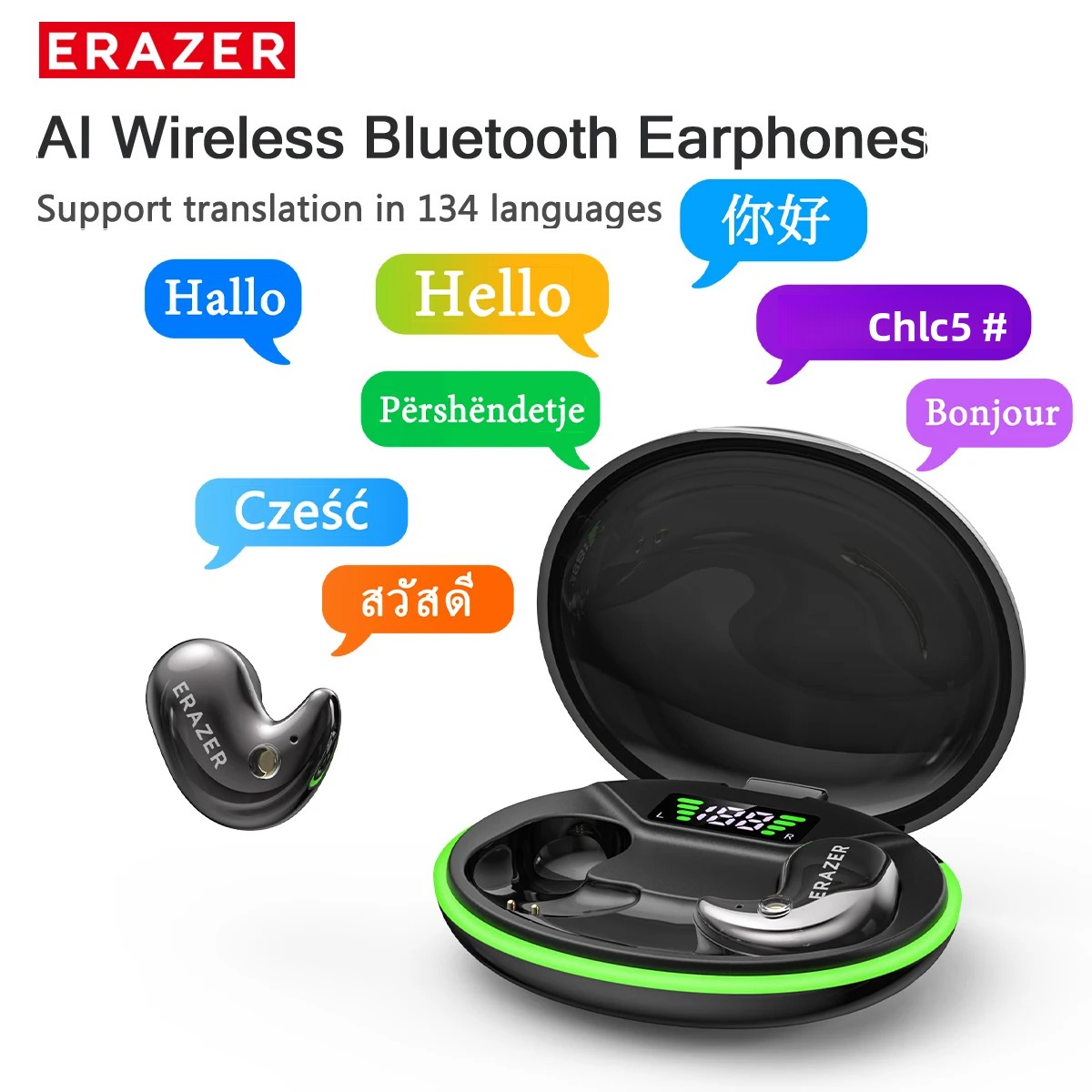 EARZER XF58 In-Ear Bluetooth H - Earbuds Charging Case review and price
