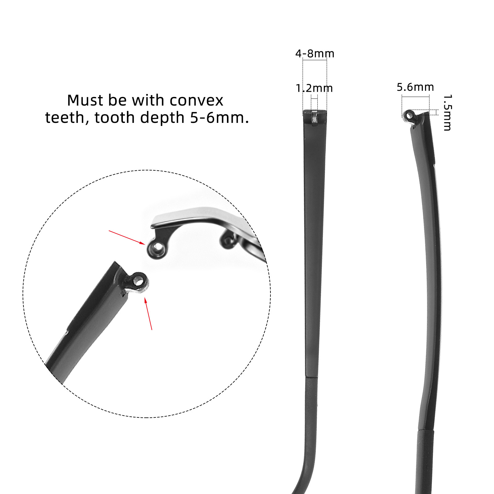 Universal Eyeglass Temple End  - Silicone Ear Tip Replacement review and price