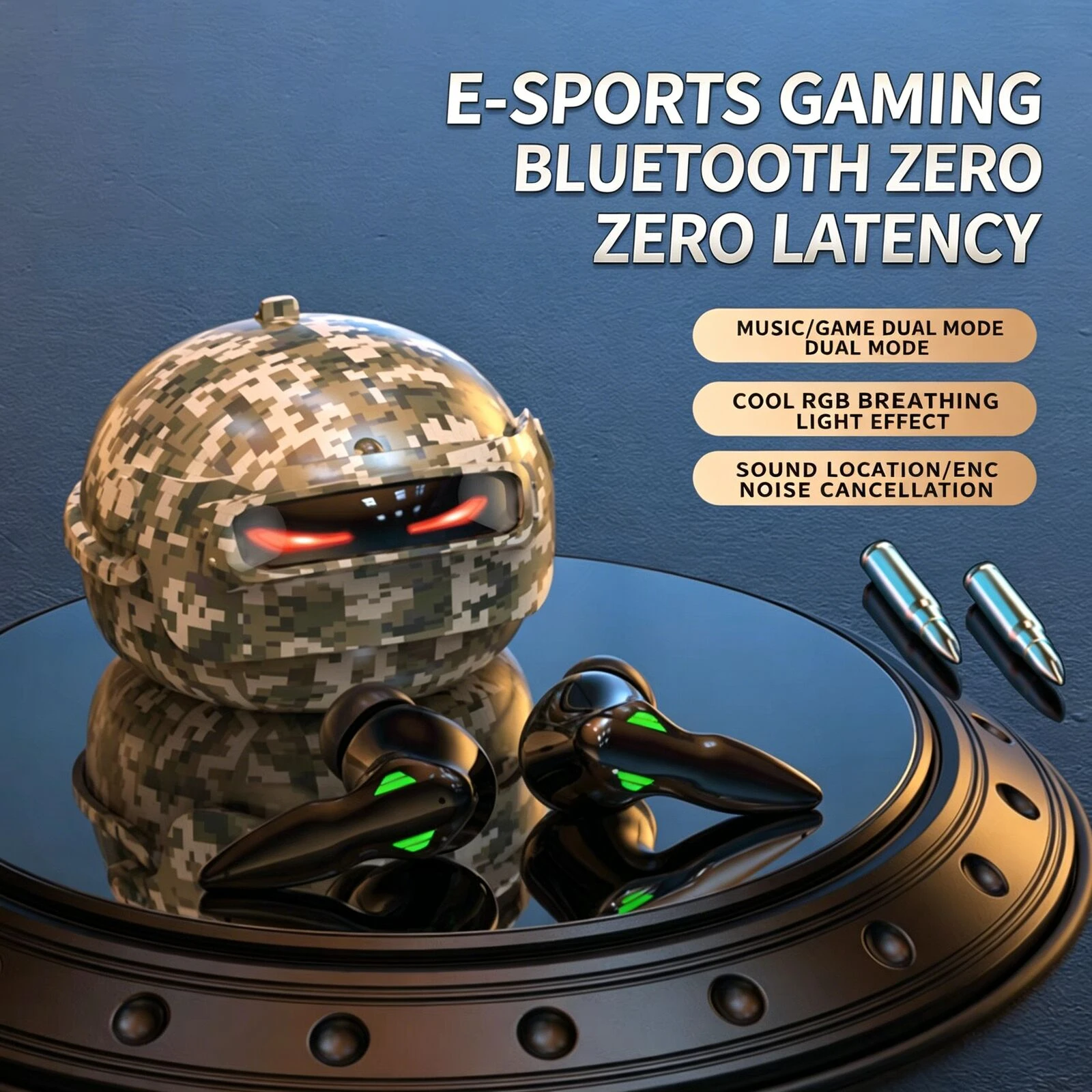 Helmet Style Gaming  Wireless  - Gaming Headset Rgb review and price