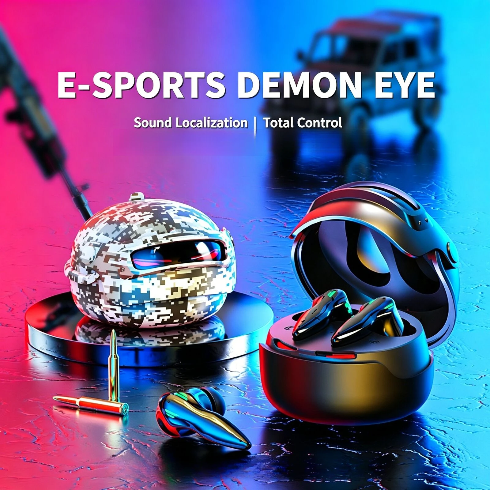 Helmet Style Gaming  Wireless  - Gaming Headset Rgb review and price