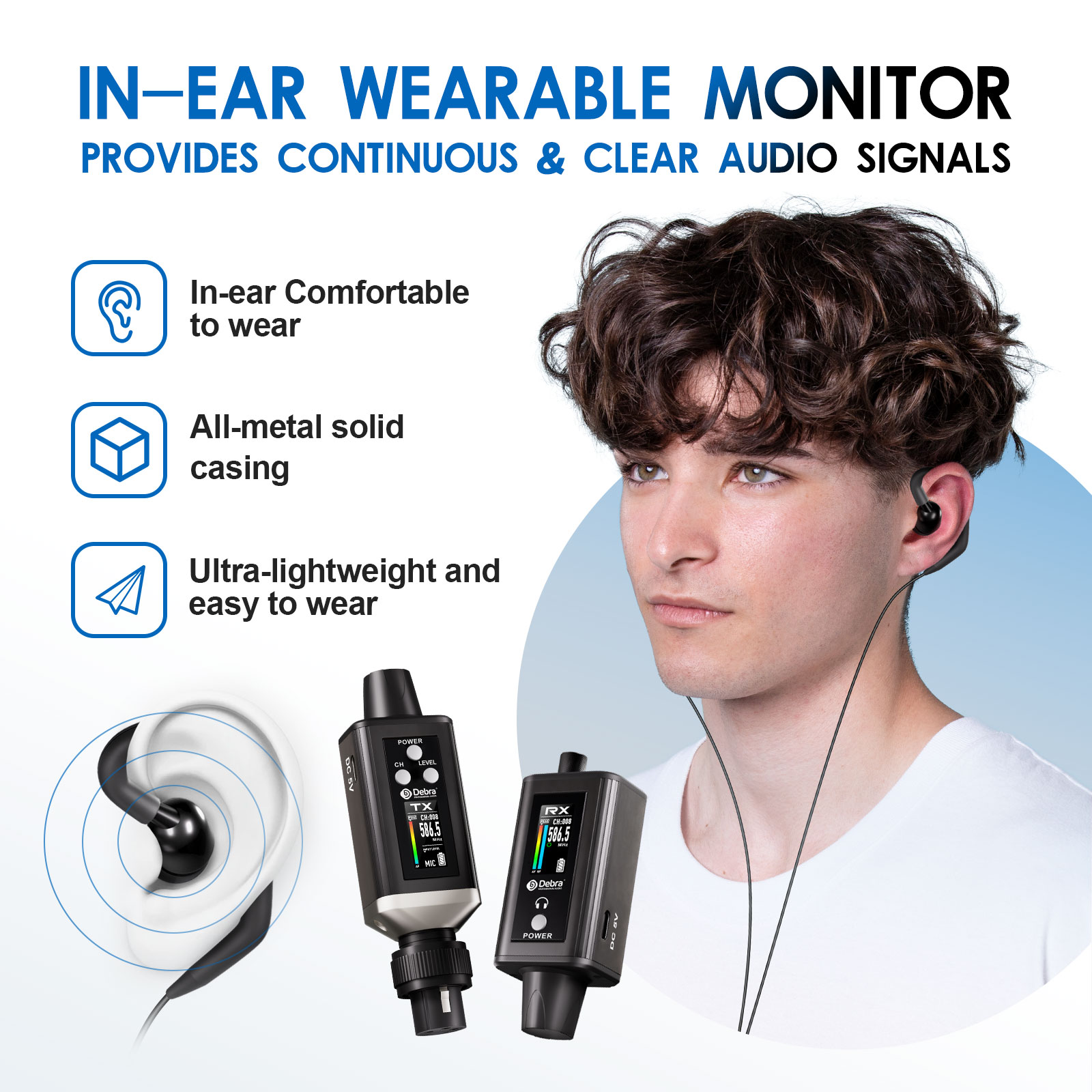 Debra Audio UHF Stereo IEM EMX - In Ear Monitor Iem review and price
