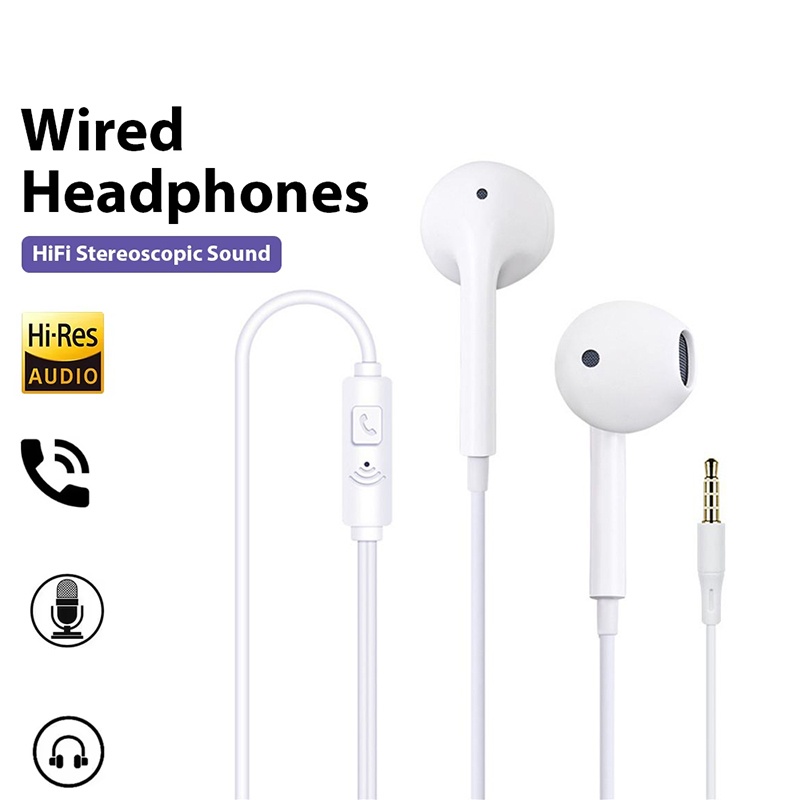3.5mm Wired Earphone In Ear He - Wired Earphone Mic review and price
