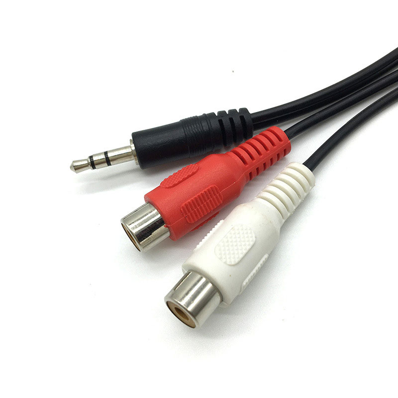 3.5 Jack Male to 2RCA 2AV Fema - Audio Splitter Y review and price
