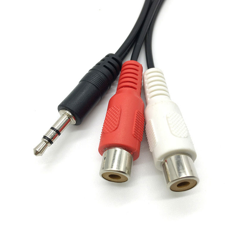 3.5 Jack Male to 2RCA 2AV Fema - Audio Splitter Y review and price