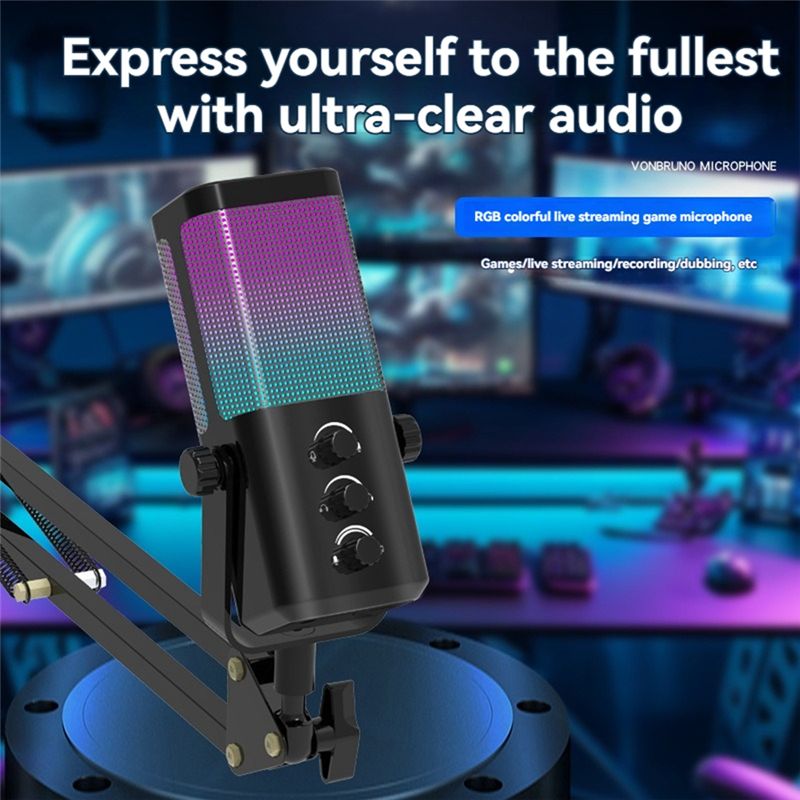 ABZZ-RGB Gaming Microphone USB - Gaming Headset Rgb review and price